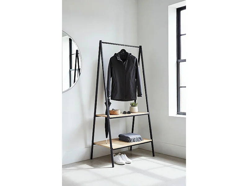 Percheros - Perchero Madera con Estantes Syen