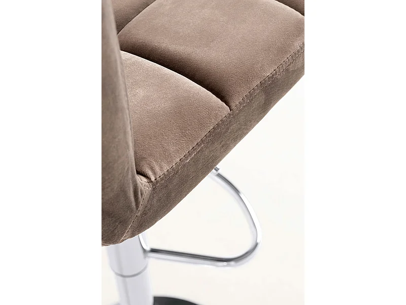 Taburetes Cocina - Taburete Casper Terciopelo - Gris