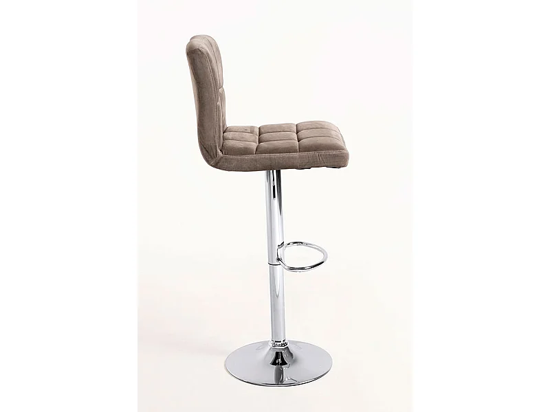 Taburetes Cocina - Taburete Casper Terciopelo - Gris