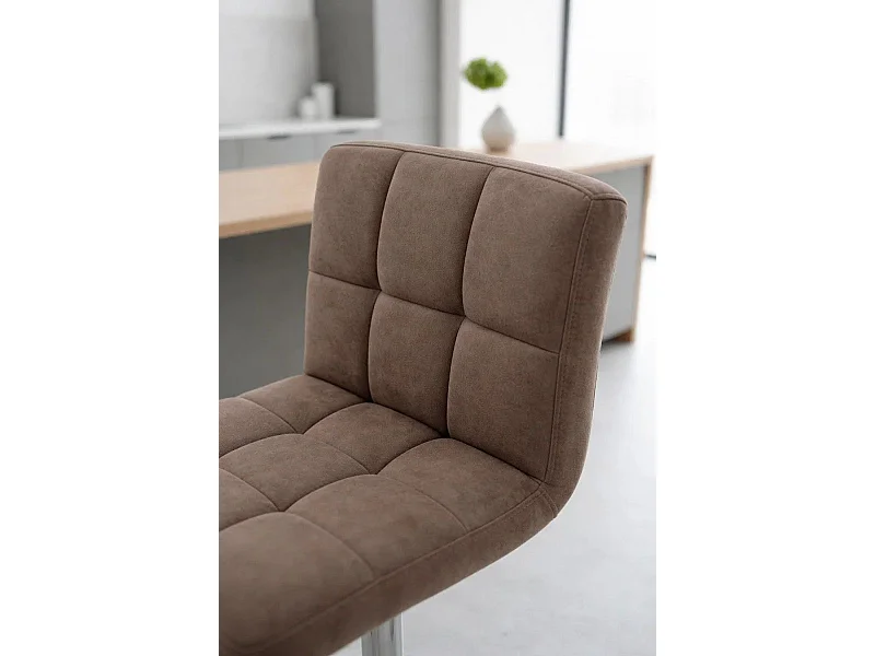 Taburetes Cocina - Taburete Casper Terciopelo - Gris