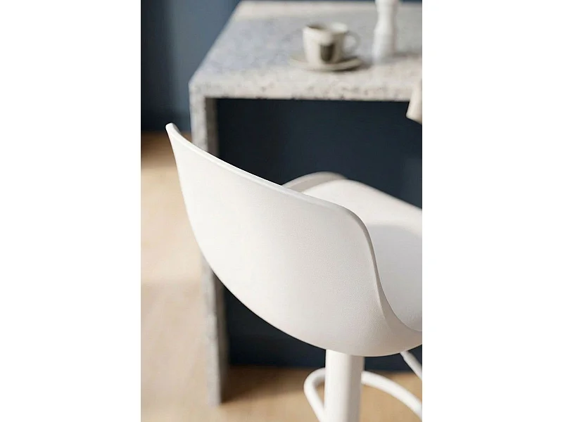 Taburetes Cocina - Taburete Delvo - Blanco