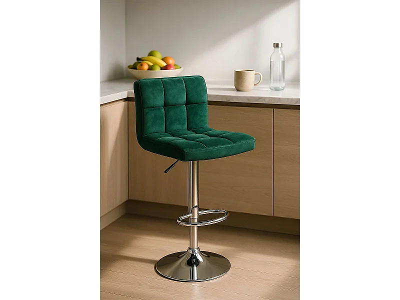 Taburetes Cocina - Taburete Casper Terciopelo - Verde