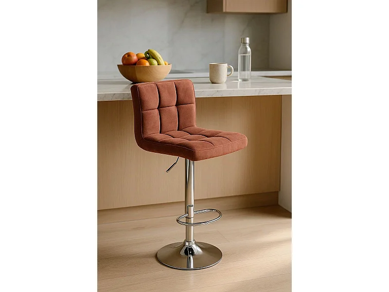 Taburetes Cocina - Taburete Casper Terciopelo - Rosa