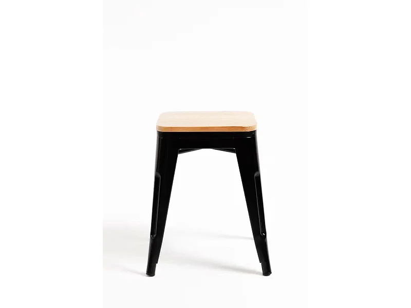 Packs Taburetes Pequeños - Pack 6 Taburetes Torix Pequeños Madera Natural - Negro