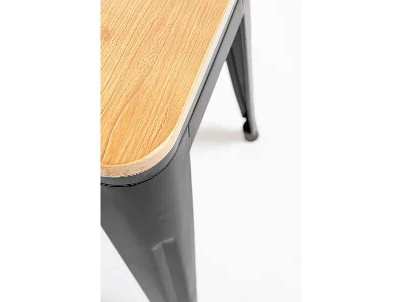 Packs Taburetes Pequeños - Pack 6 Taburetes Torix Pequeños Madera Natural - Negro