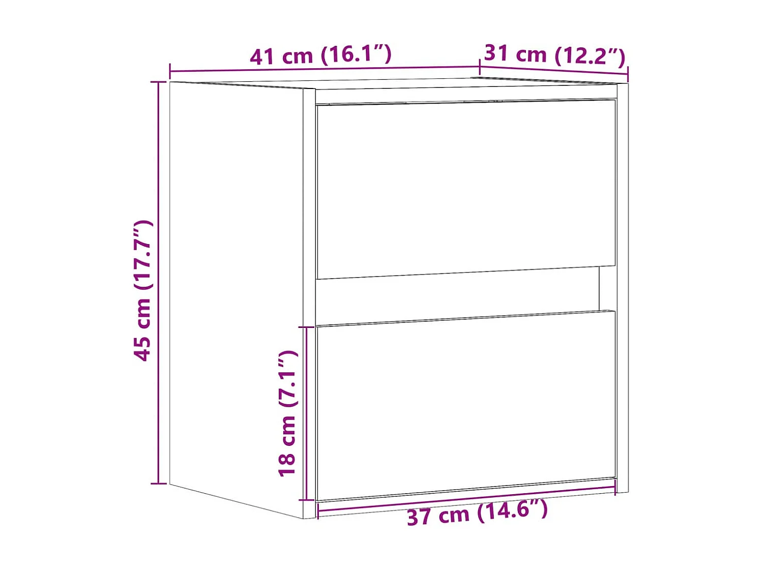 Tables de chevet murales avec lumières LED 2 pcs blanc