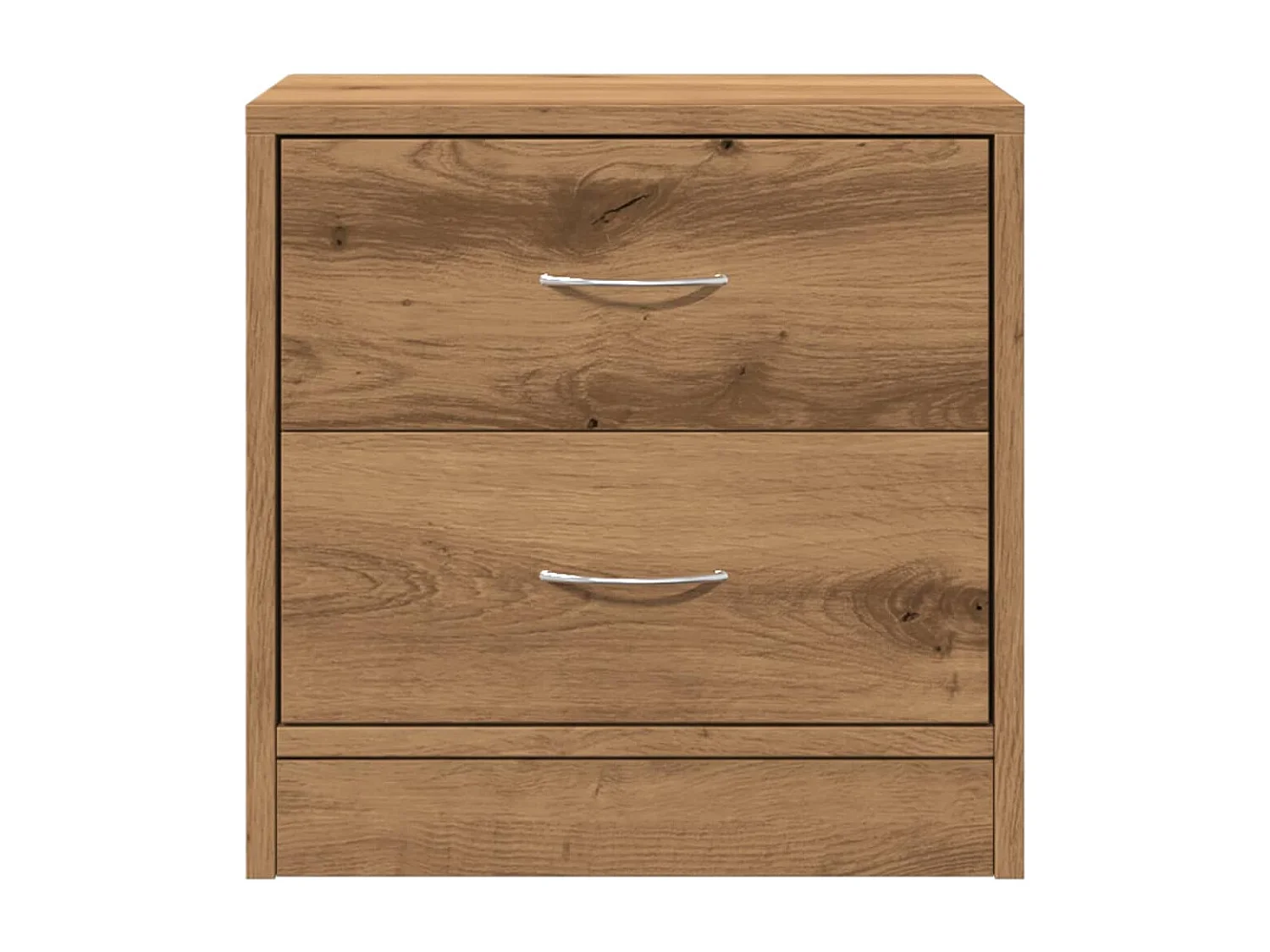 Nachtkastjes 2 st 40x30x40 cm bewerkt hout artisanaal eiken