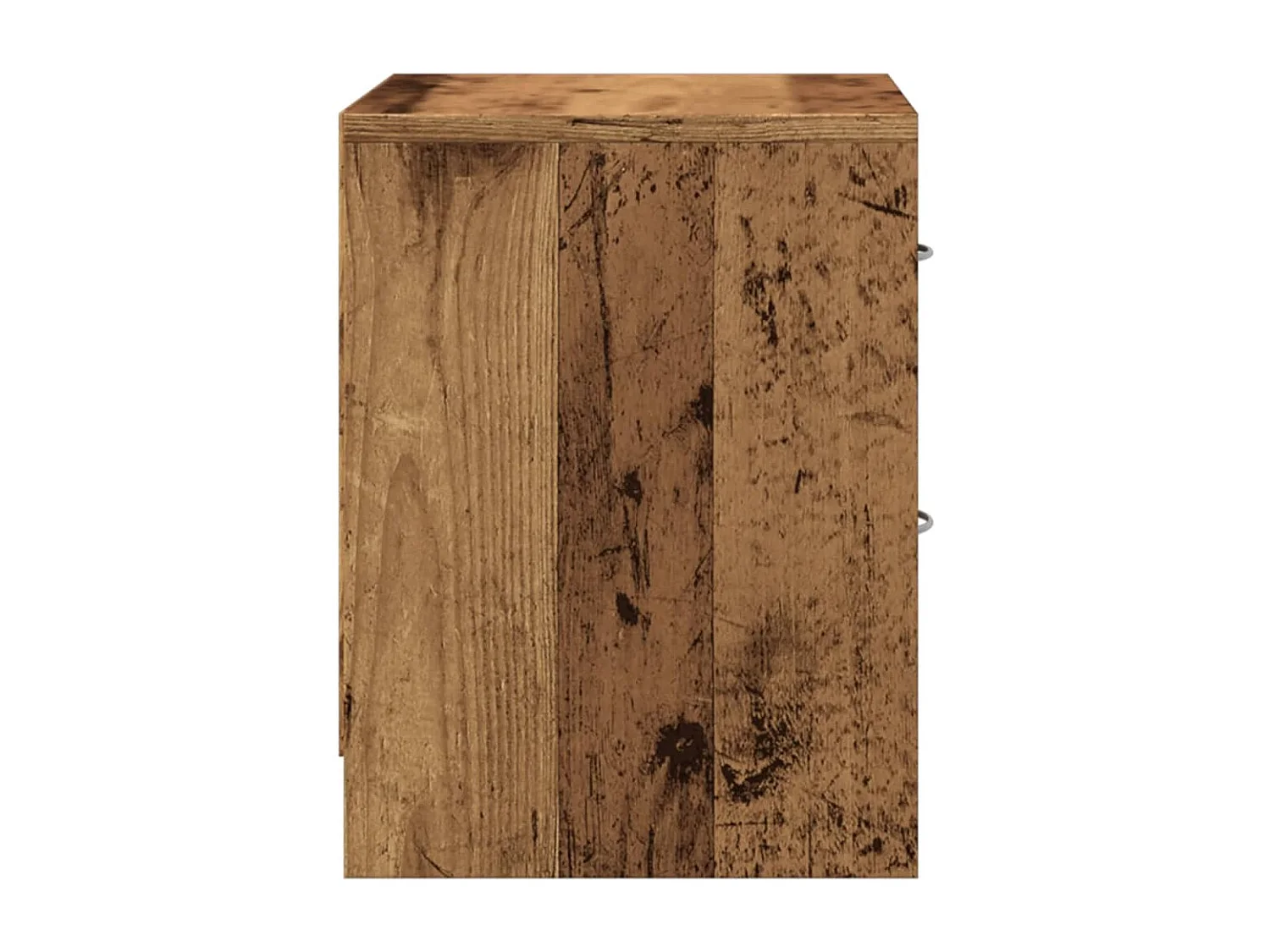 Tables de chevet 2 pcs vieux bois 40x30x40 cm bois d'ingénierie