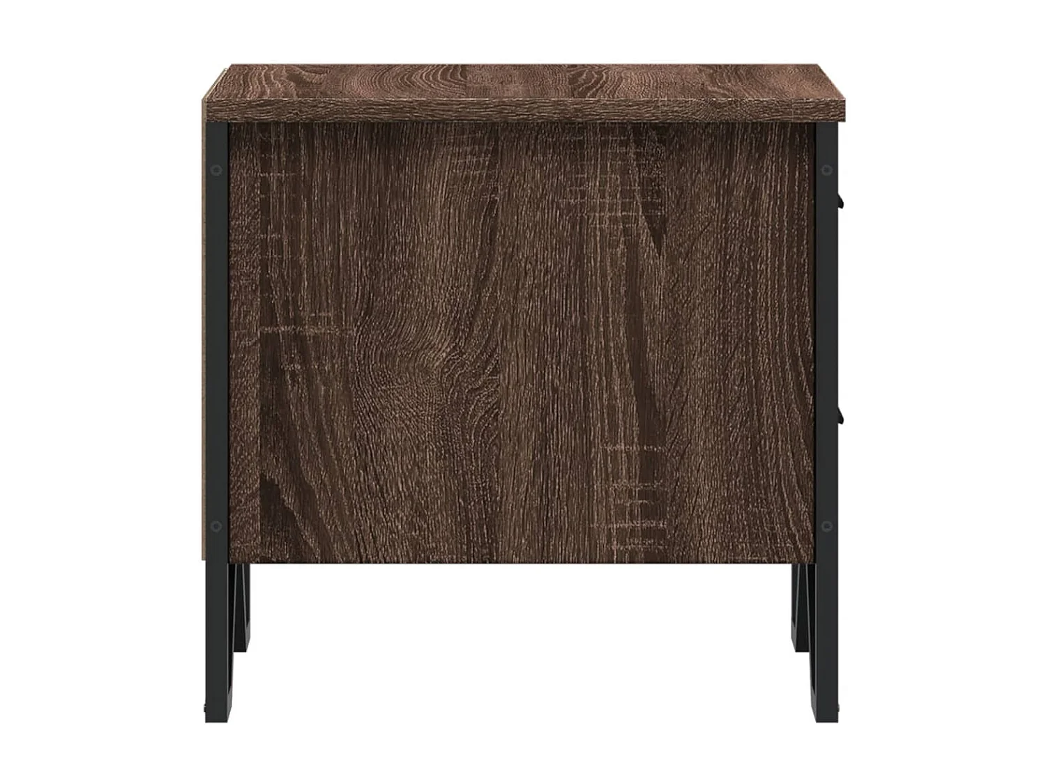 Table de chevet chêne marron 40x30x40 cm bois d'ingénierie