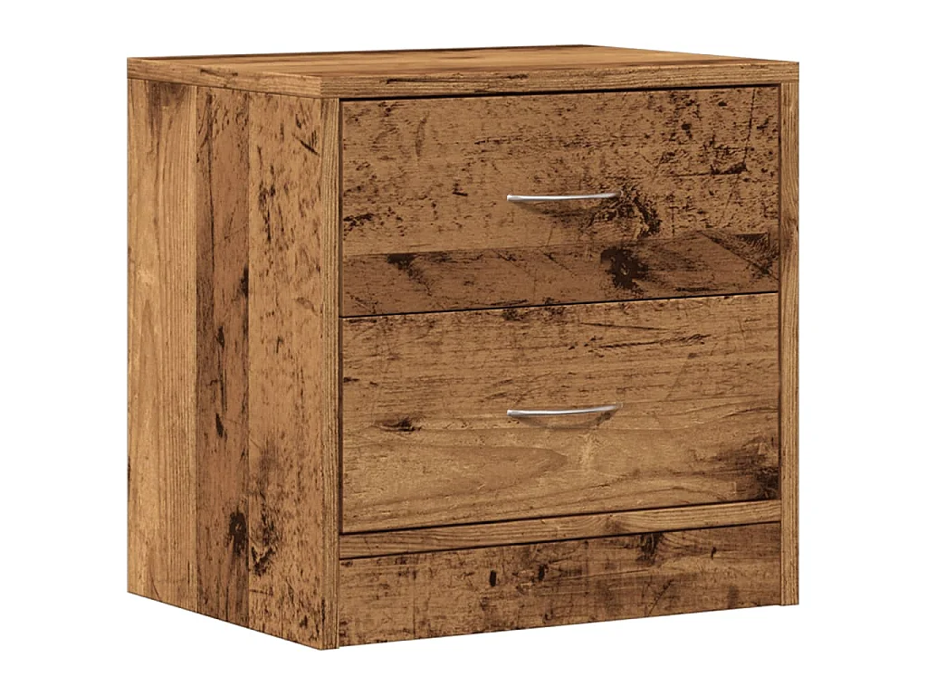 Comodino Legno Vecchio 40x30x40 cm in Truciolato