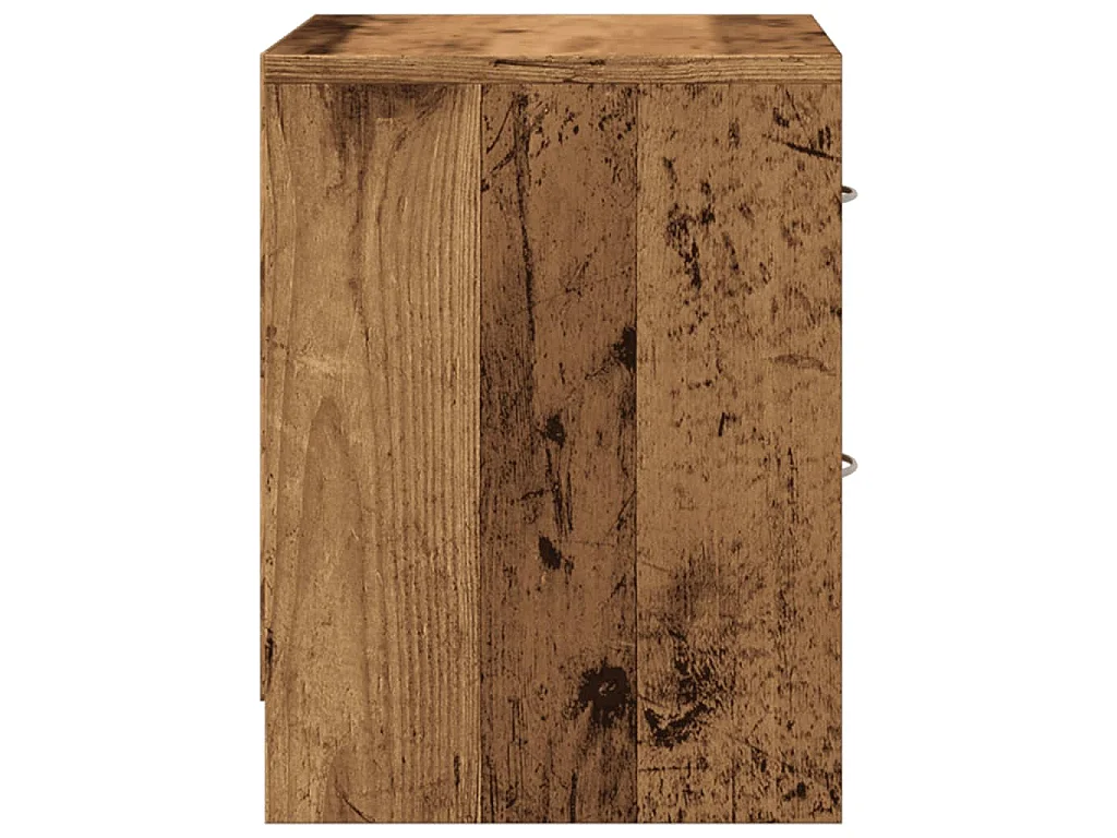 Comodino Legno Vecchio 40x30x40 cm in Truciolato