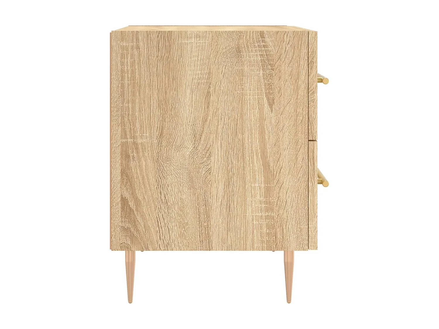 Comodino Rovere Sonoma 40x35x47,5 cm in Legno Multistrato