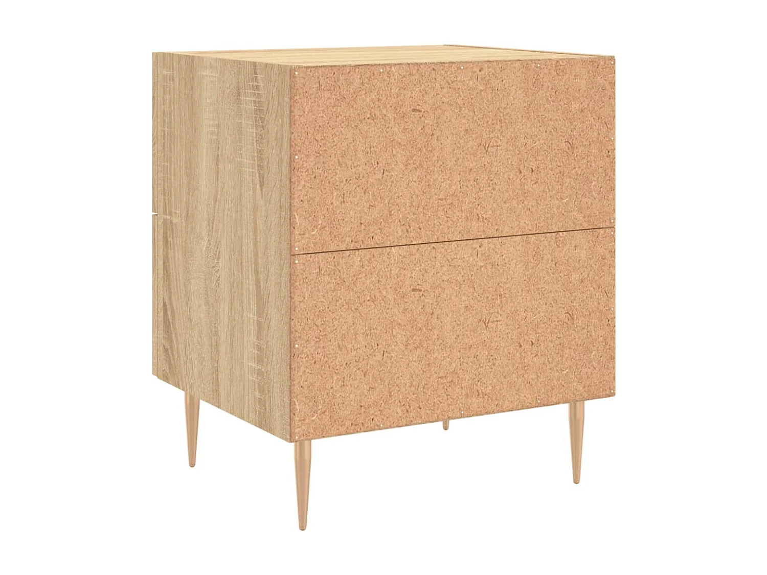Comodino Rovere Sonoma 40x35x47,5 cm in Legno Multistrato