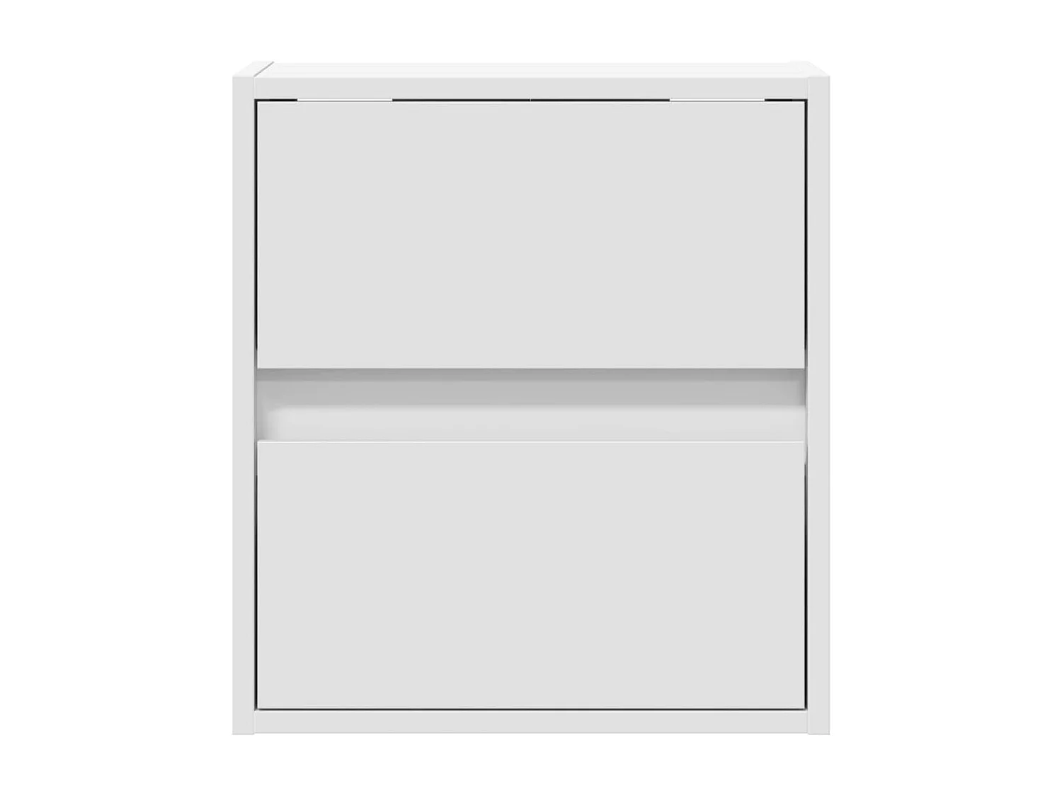 Table de chevet murale avec lumières LED blanc