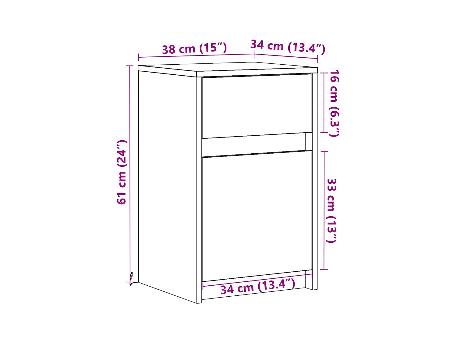 Armoires de chevet et lumières LED 2 pcs sonoma gris