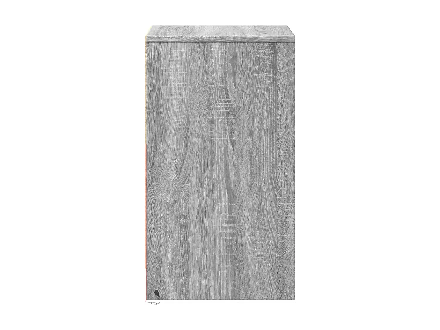 Comodini con Luci LED 2pz Grigio Sonoma in Legno Multistrato