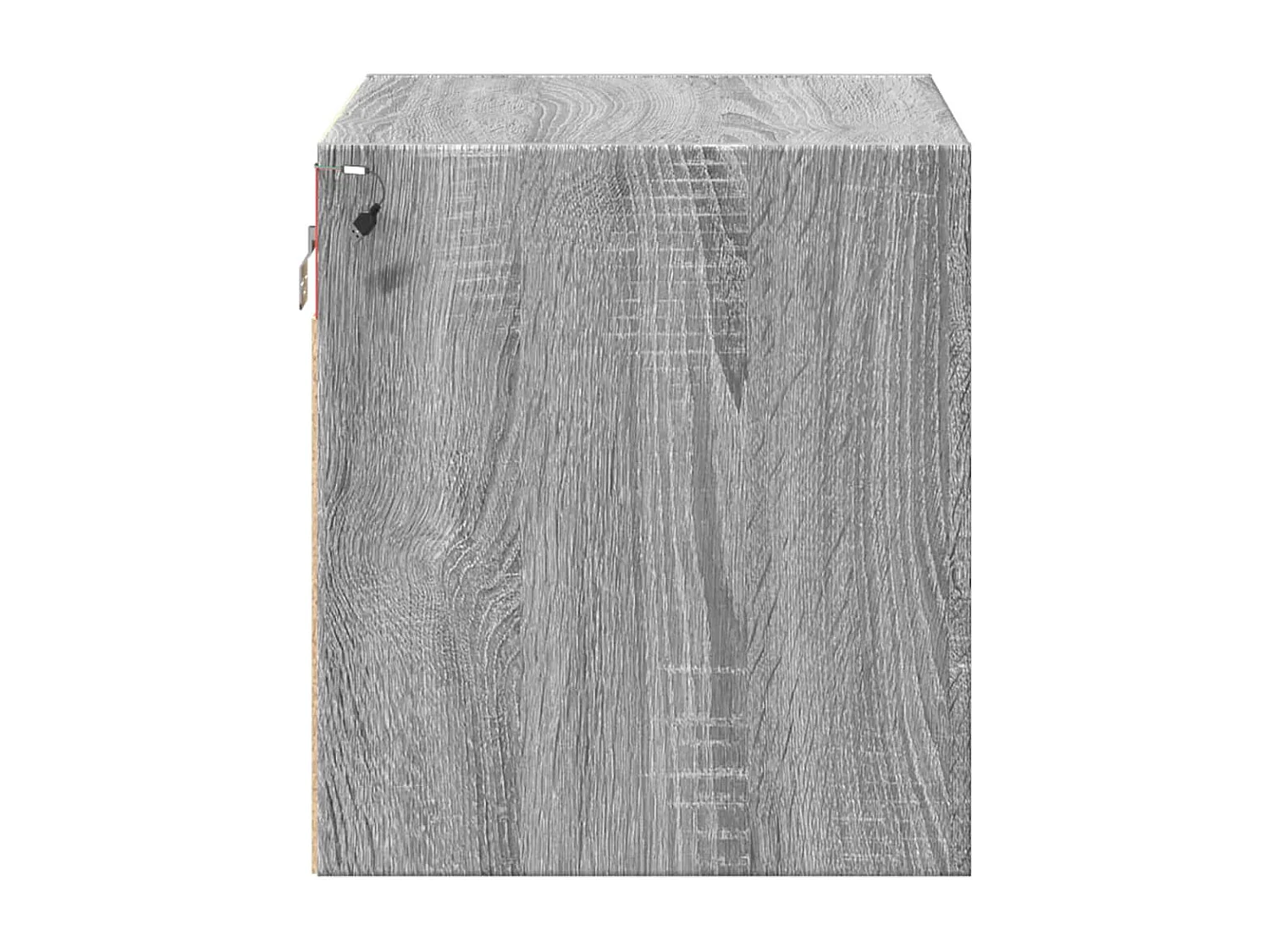 Tables de chevet murales avec lumières LED 2 pcs sonoma gris