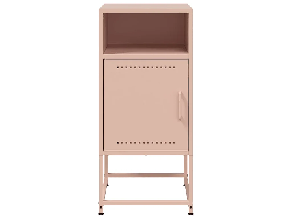 Comodini 2 pz Rosa 36x39x78 cm in Acciaio