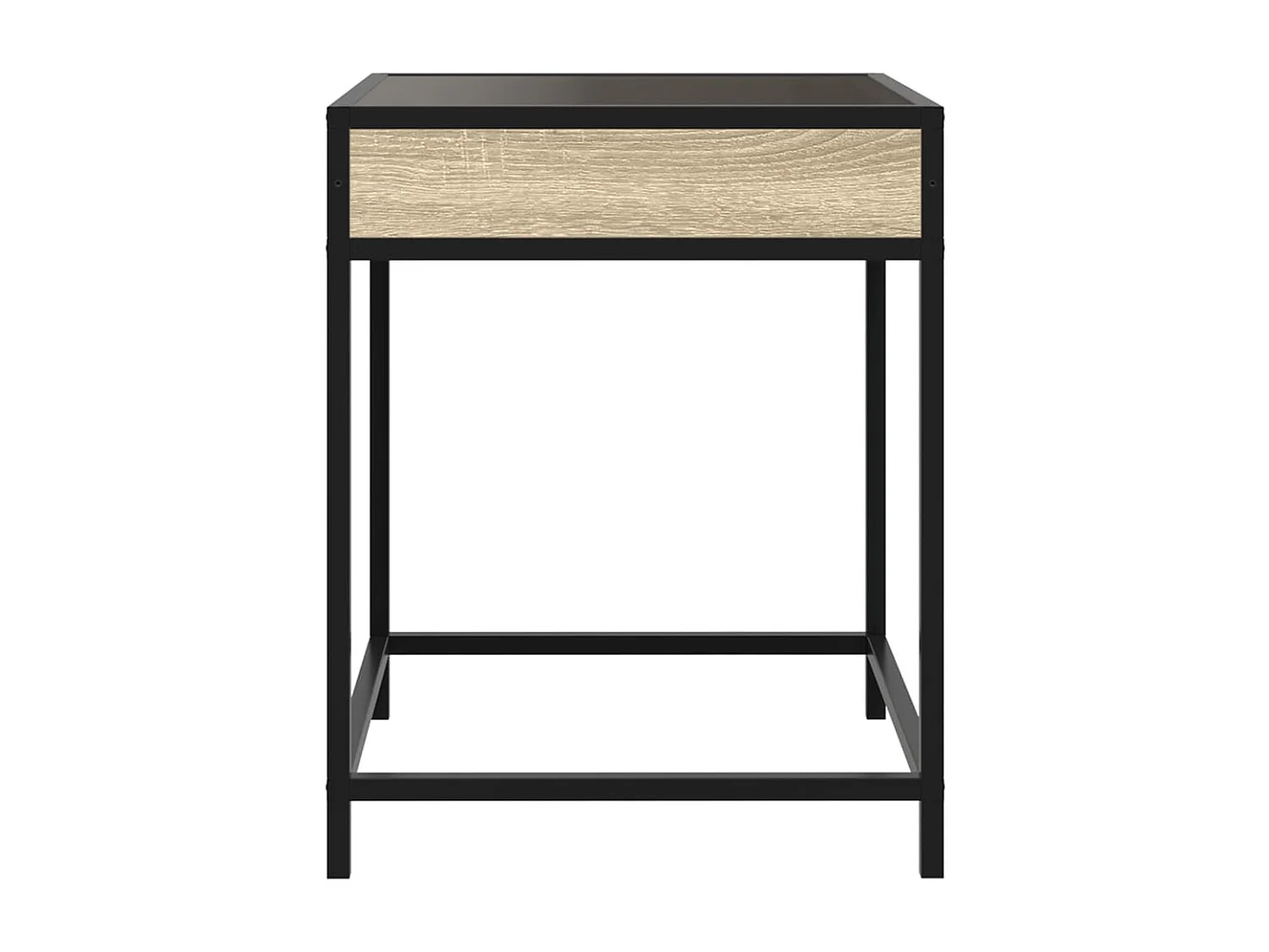 Nachttisch mit Infinity-LED Sonoma-Eiche 40x40x51 cm