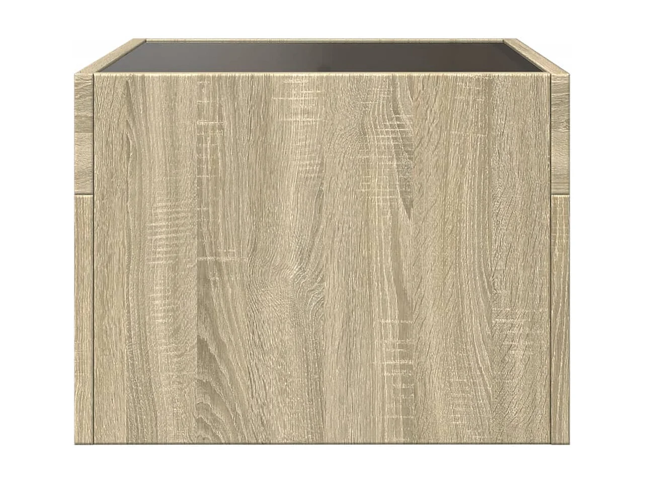 Nachttisch mit Infinity-LED Sonoma-Eiche 40x40x30 cm