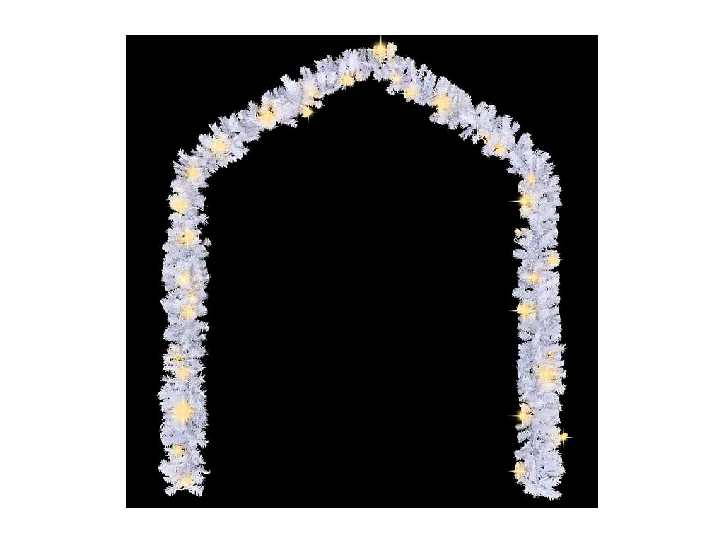 Kerstslinger met LED-lampjes 5 m wit