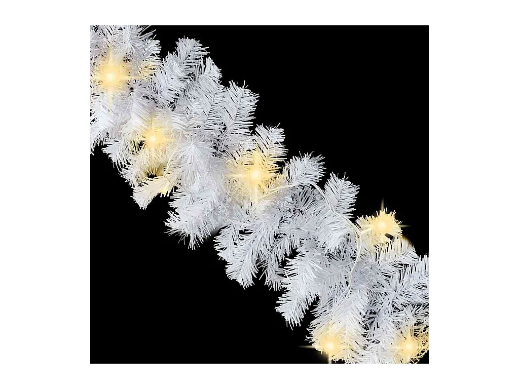 Kerstslinger met LED-lampjes 5 m wit