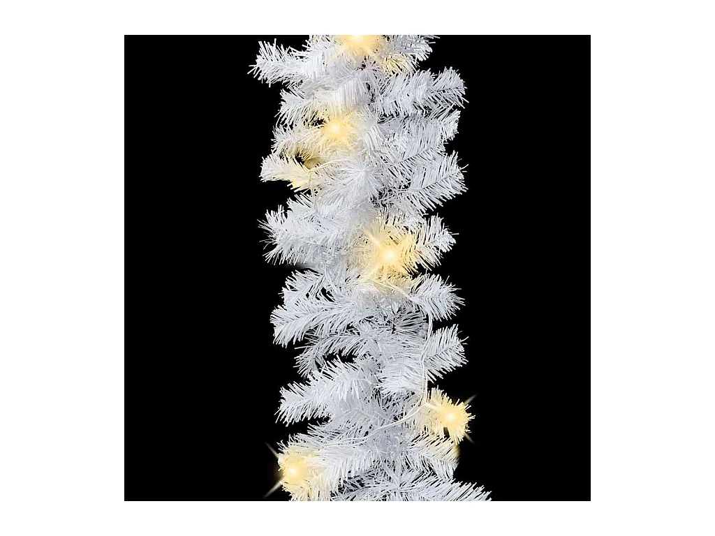 Kerstslinger met LED-lampjes 5 m wit
