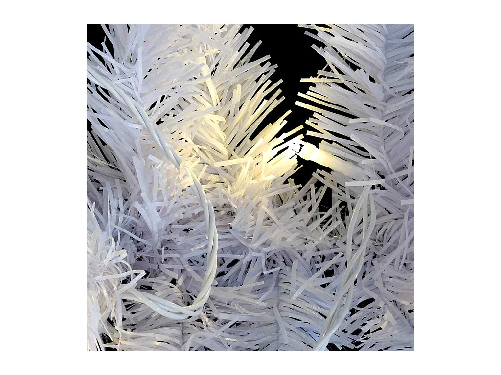Kerstslinger met LED-lampjes 5 m wit