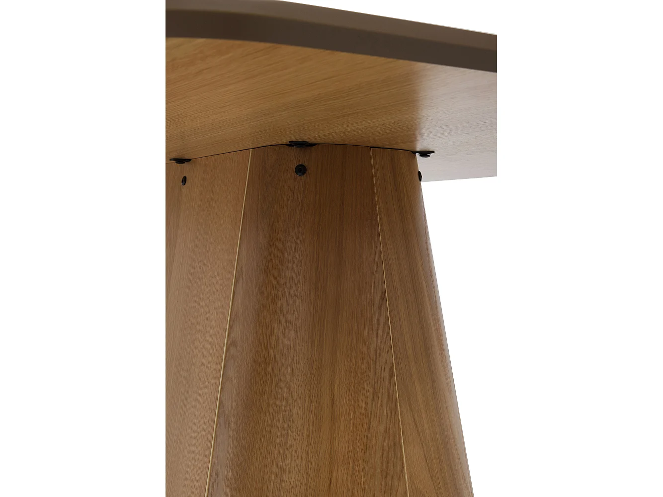 Table de salle à manger en contreplaqué de chêne