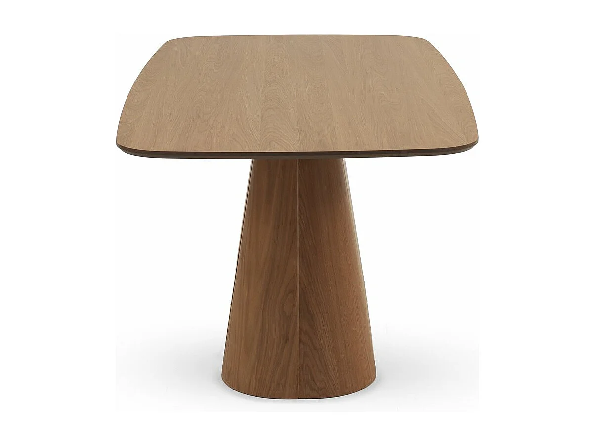 Table de salle à manger en contreplaqué de chêne