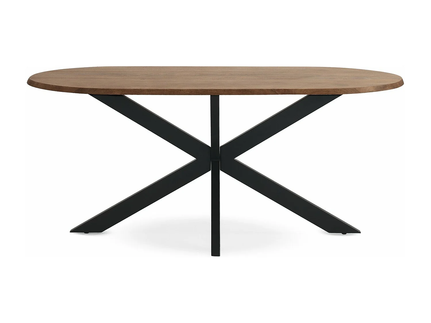 Mesa comedor ovalada 180x90 de madera de acacia