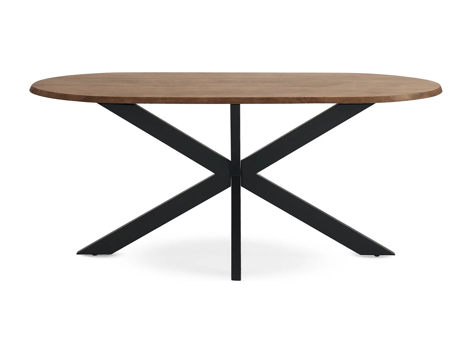 Ovale eettafel 180x90 van acaciahout