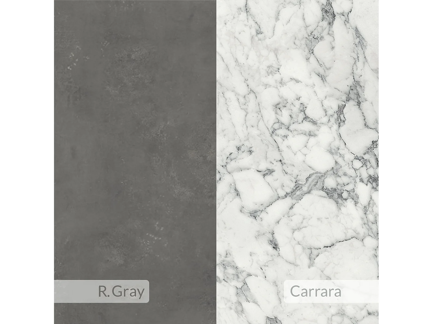 Decortie Effet Marbre Blanc, Gris Rétro 65x102.5x53.8cm Tables gigognes 2 pièces Panneau de particules, Métal Table basse Cuddle