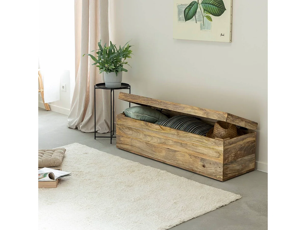 Pecho banco en madera de mango Babeth