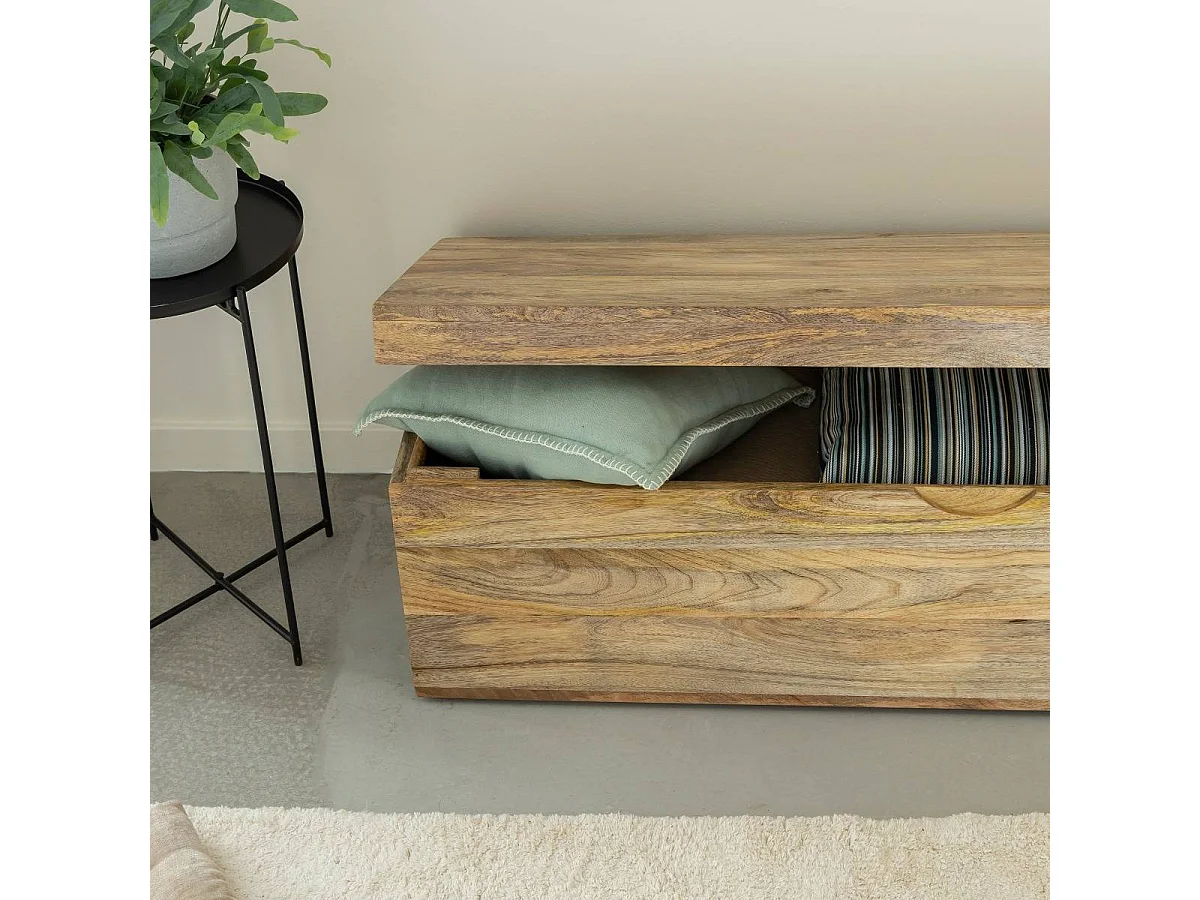 Pecho banco en madera de mango Babeth