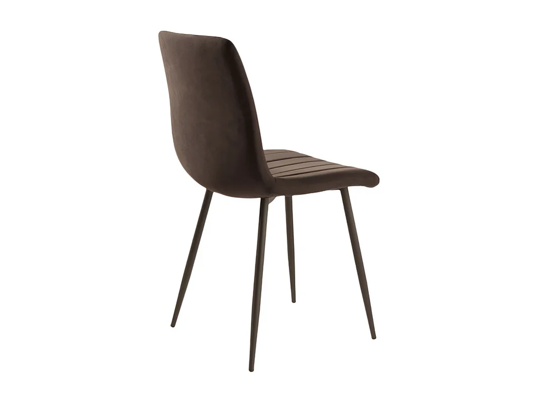 Set mit 4 modernen Sofas in Pranzo aus braunem Stoff "Palmer" Imbottite cm 45x54 88h