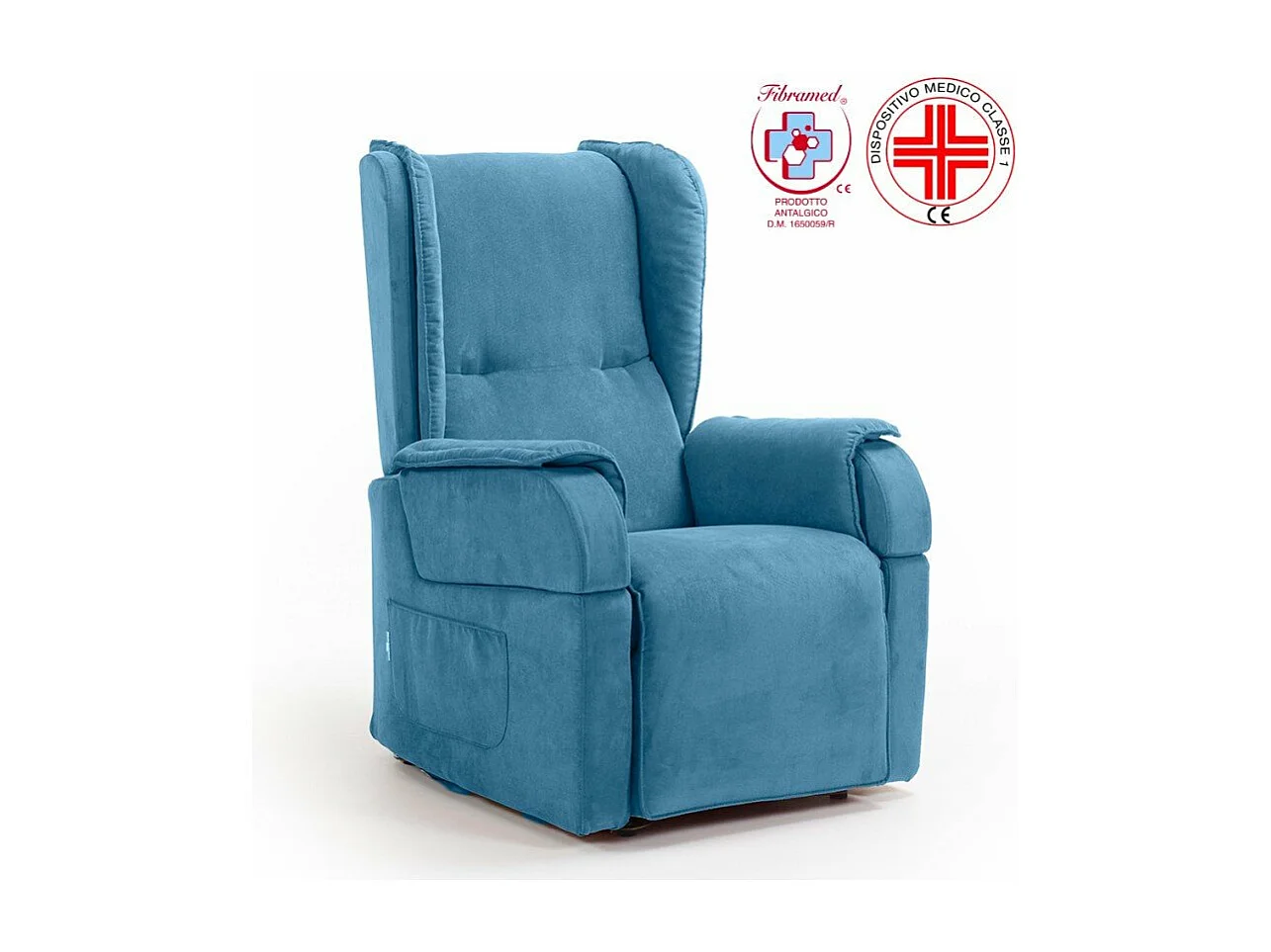 Poltrona relax a 2 motori con funzione alzapersona Zero Gravity Lira