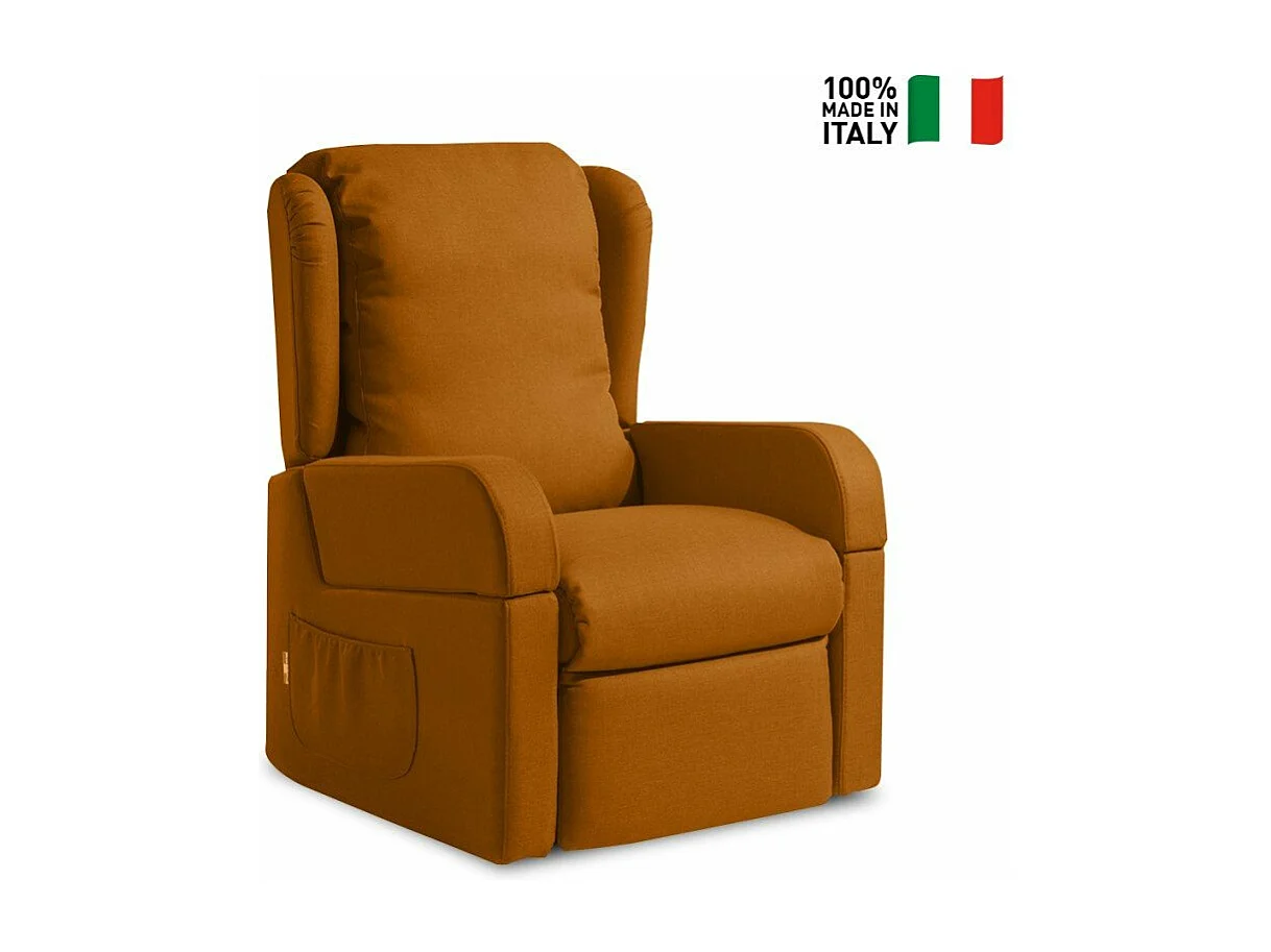Poltrona relax elettrica a 2 motori con funzione alzapersona Marte