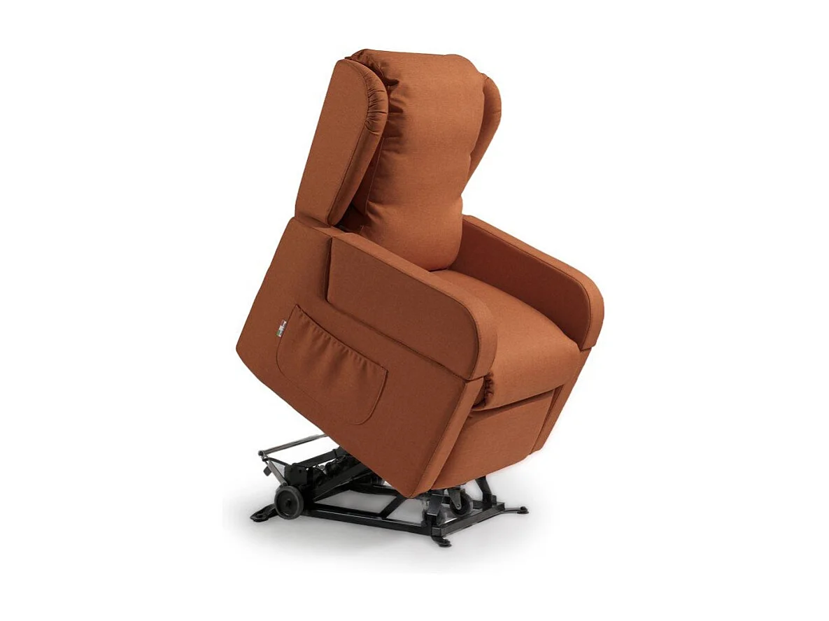 Poltrona relax elettrica a 2 motori con funzione alzapersona Marte