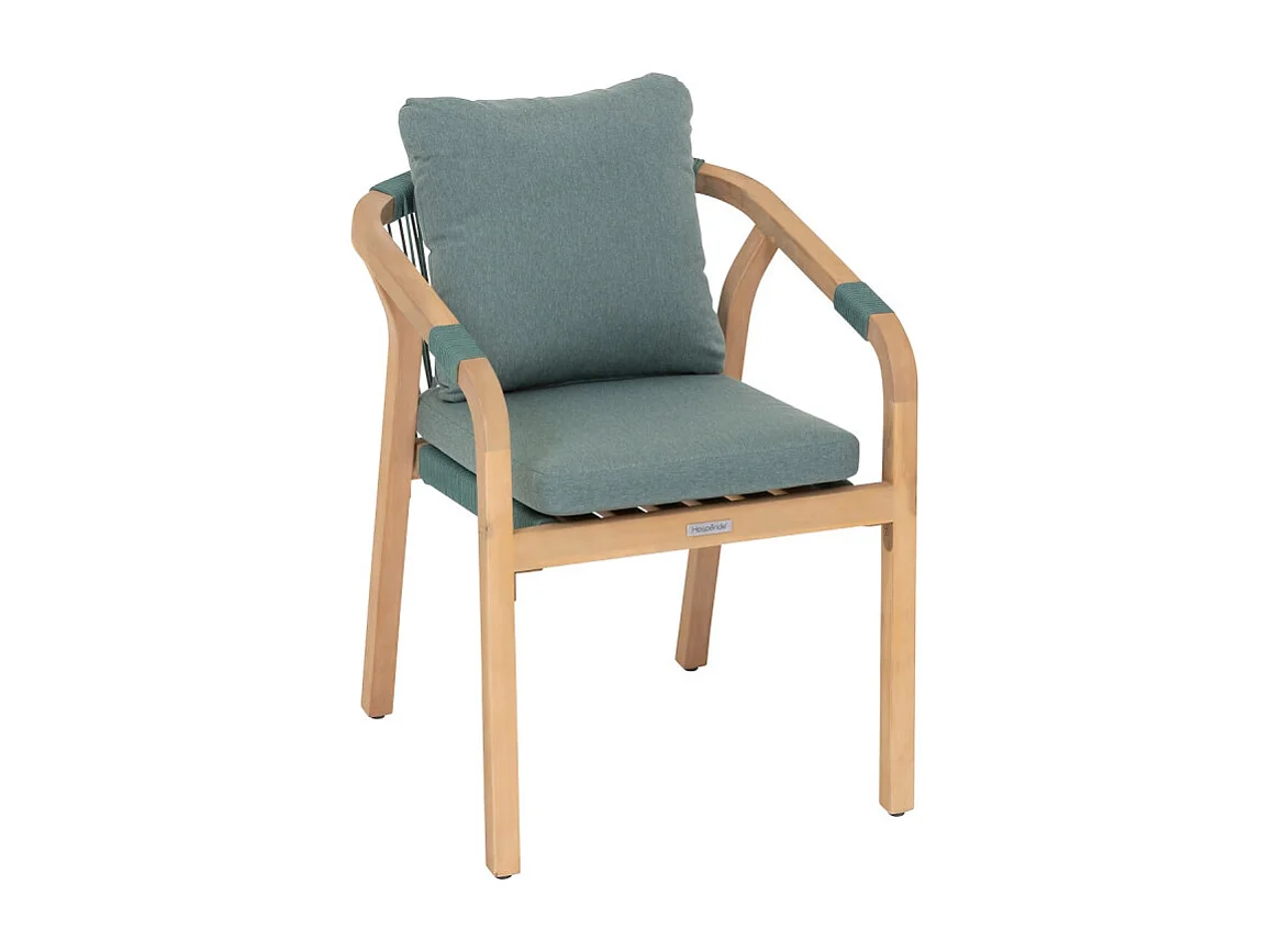 Fauteuil de jardin Papouasie acacia vert olive Hespéride