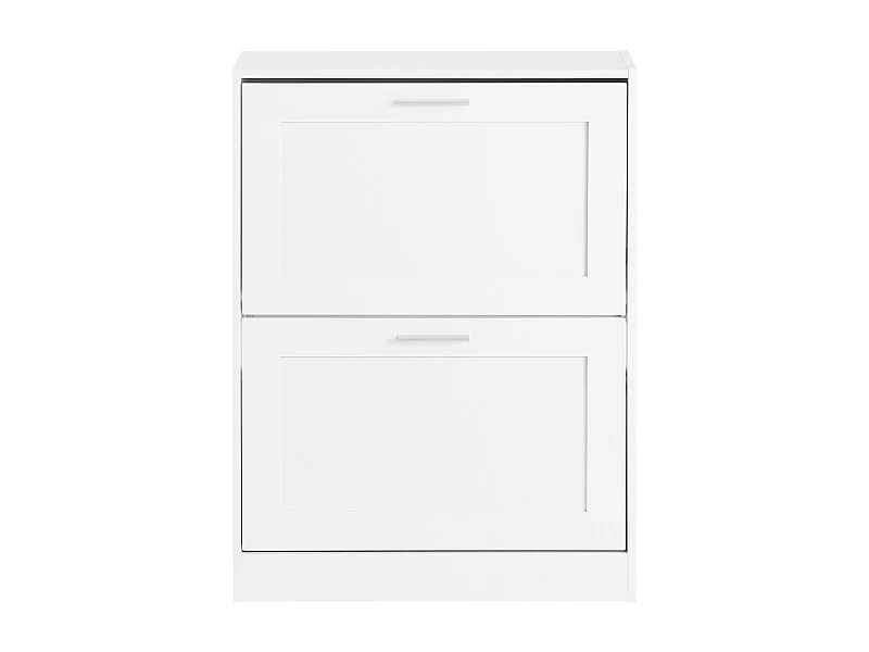 SoBuy FSR137-W Zapatero estrecho con 2 Solapas  60 x 25 x 80 cm Blanco