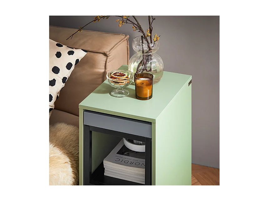 Zestaw 2 stolików kawowych FBT145-GR