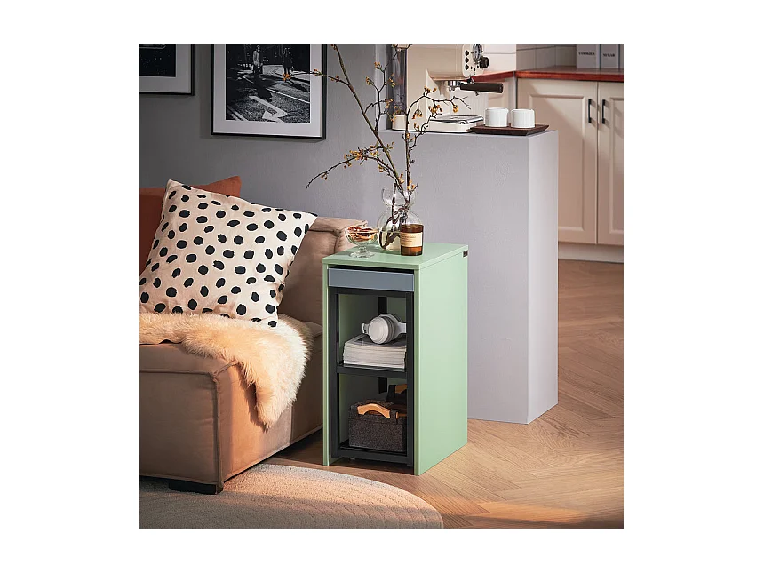 Zestaw 2 stolików kawowych FBT145-GR