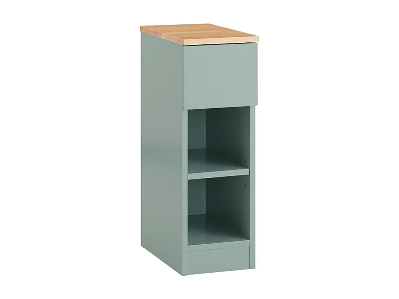 SoBuy FBT111-GR - Modern Nachtkastje met Lade en 2 Planken L35cm x B20.2cm x H60cm