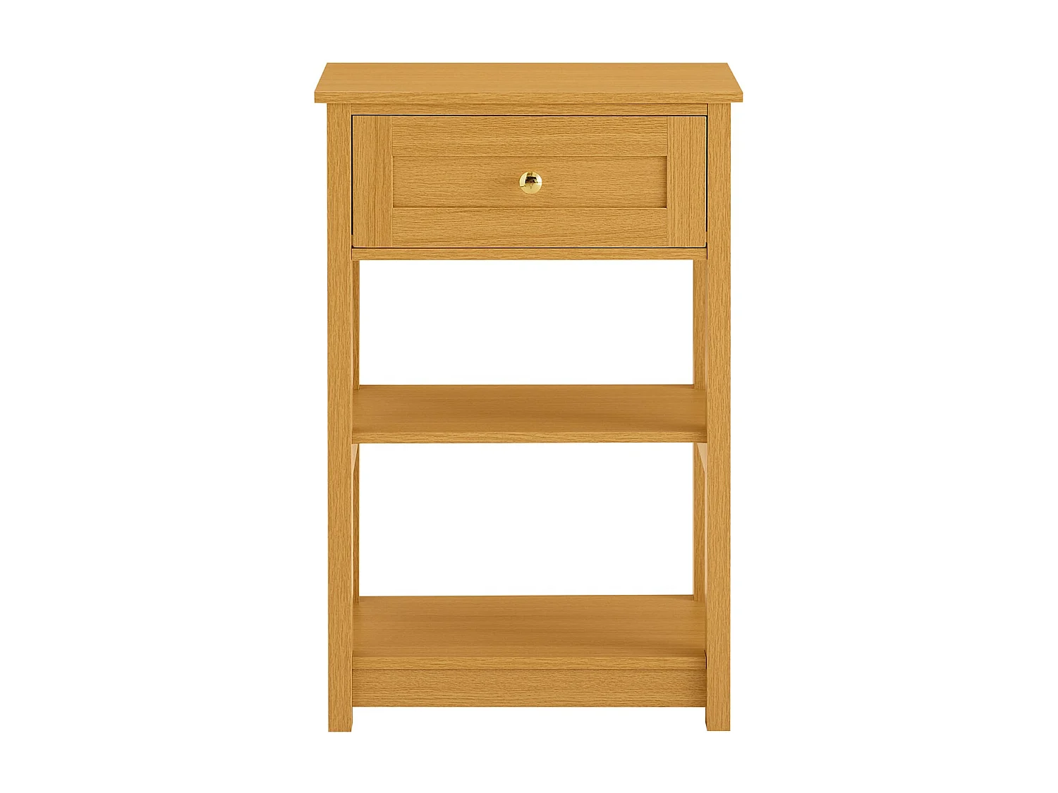 SoBuy FBT46-N - Table de chevet moderne avec tiroir L45cm x L30cm x H68cm