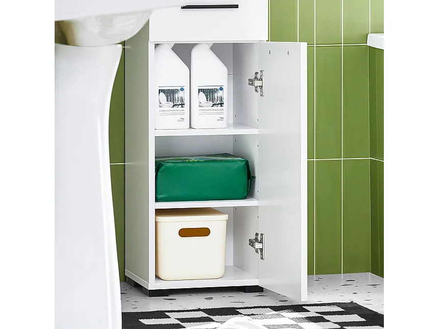 SoBuy Badezimmer Hochschrank BZR166-W