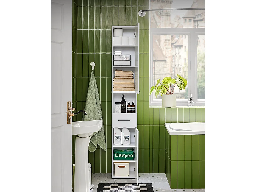 Szafka łazienkowa z 2 drzwiami BZR166-W