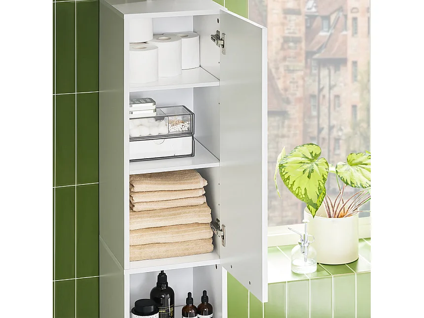 Szafka łazienkowa z 2 drzwiami BZR166-W