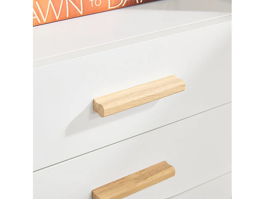 SoBuy ASK07-WN Caisson de Bureau, Support Imprimante, Organiseur Bureau, Meuble de Rangement Bureau, Caisson de Rangement avec Tiroirs, – 90x45x75 cm