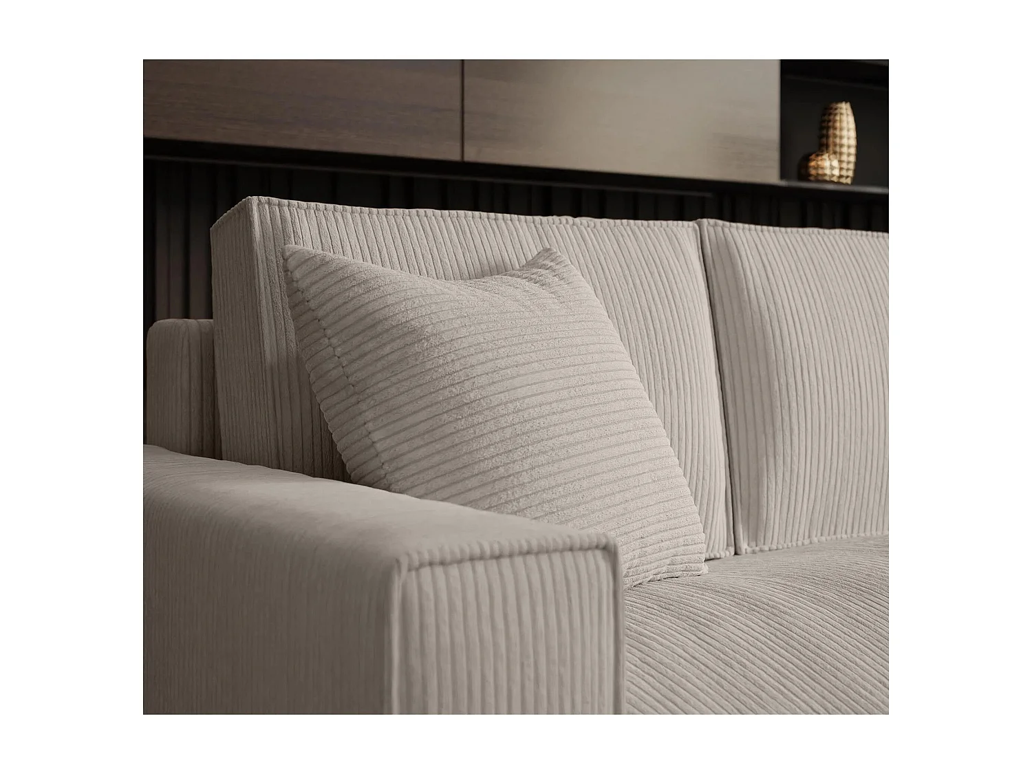 SLAAPBANK Parys l met slaapfunctie beige